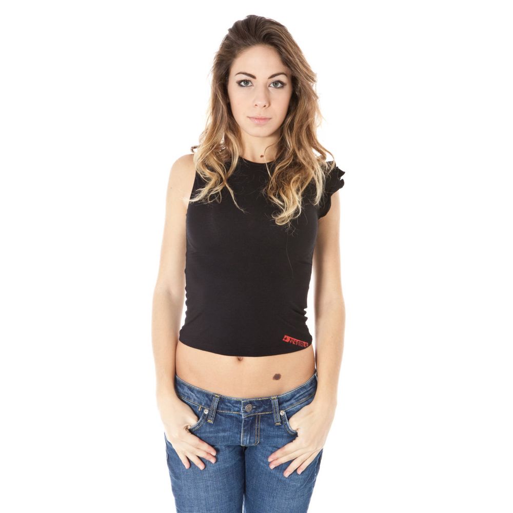 Zuelements Black Lycra Women T-Shirt