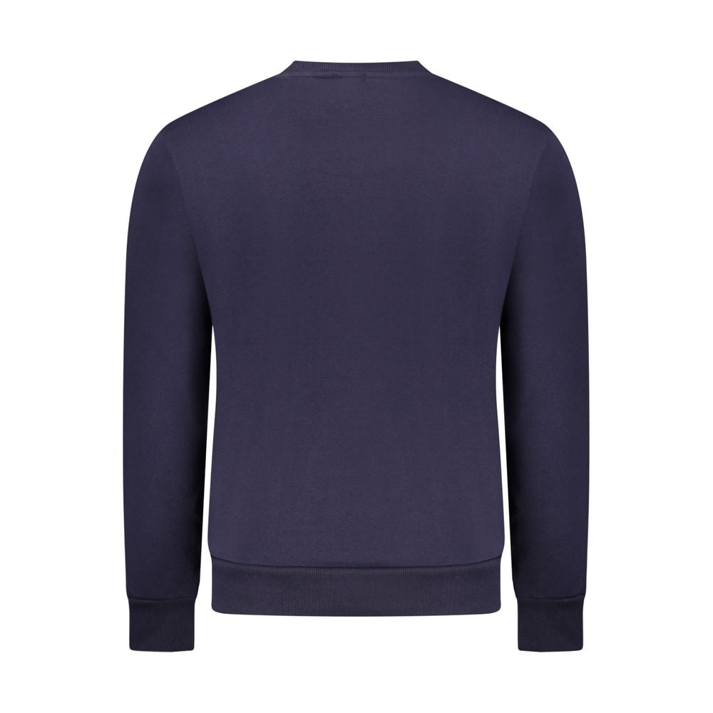 Suéter de algodón azul para hombre Rifle