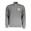 La Martina Gray Cotton Men Sweater