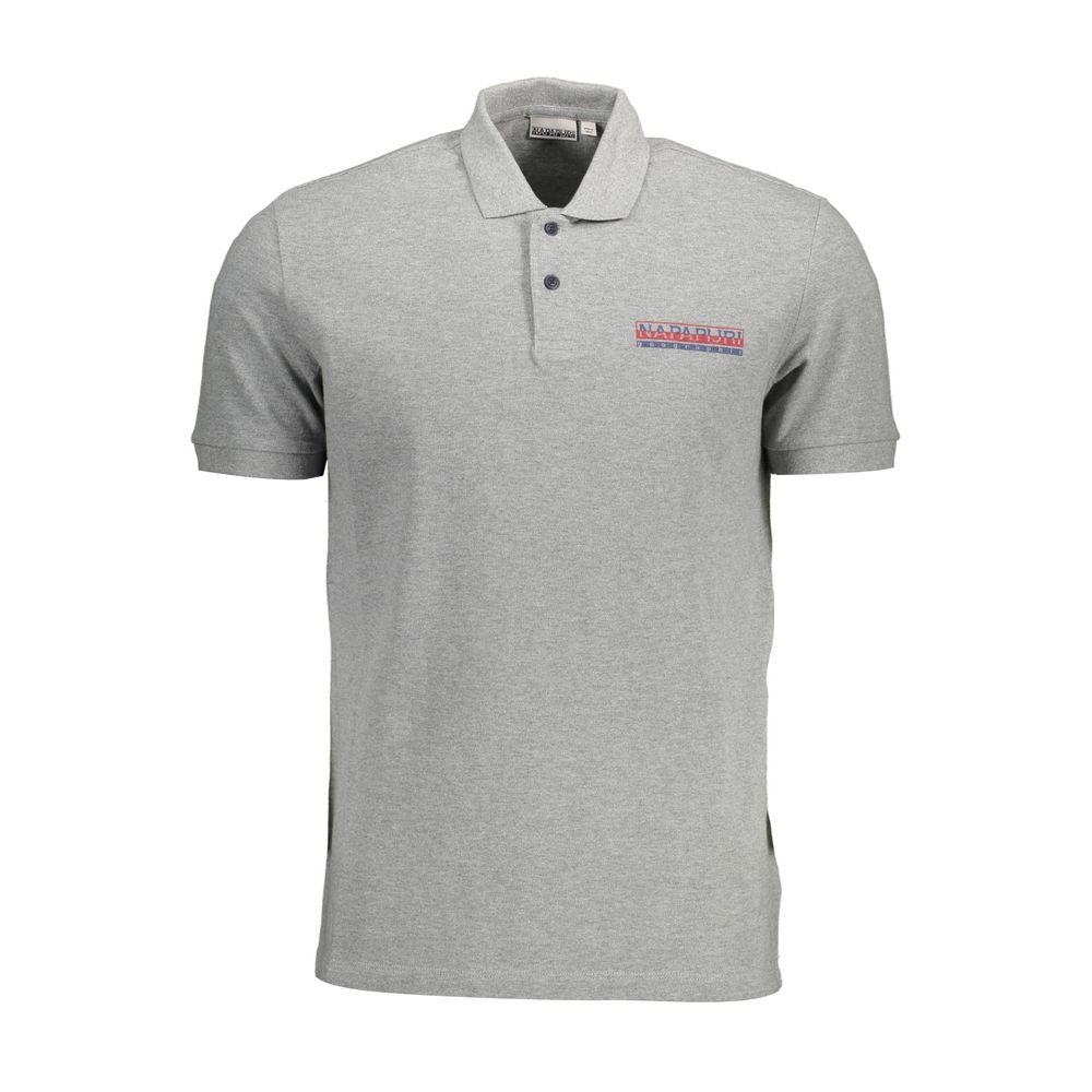 Napapijri Brown Cotton Polo Shirt