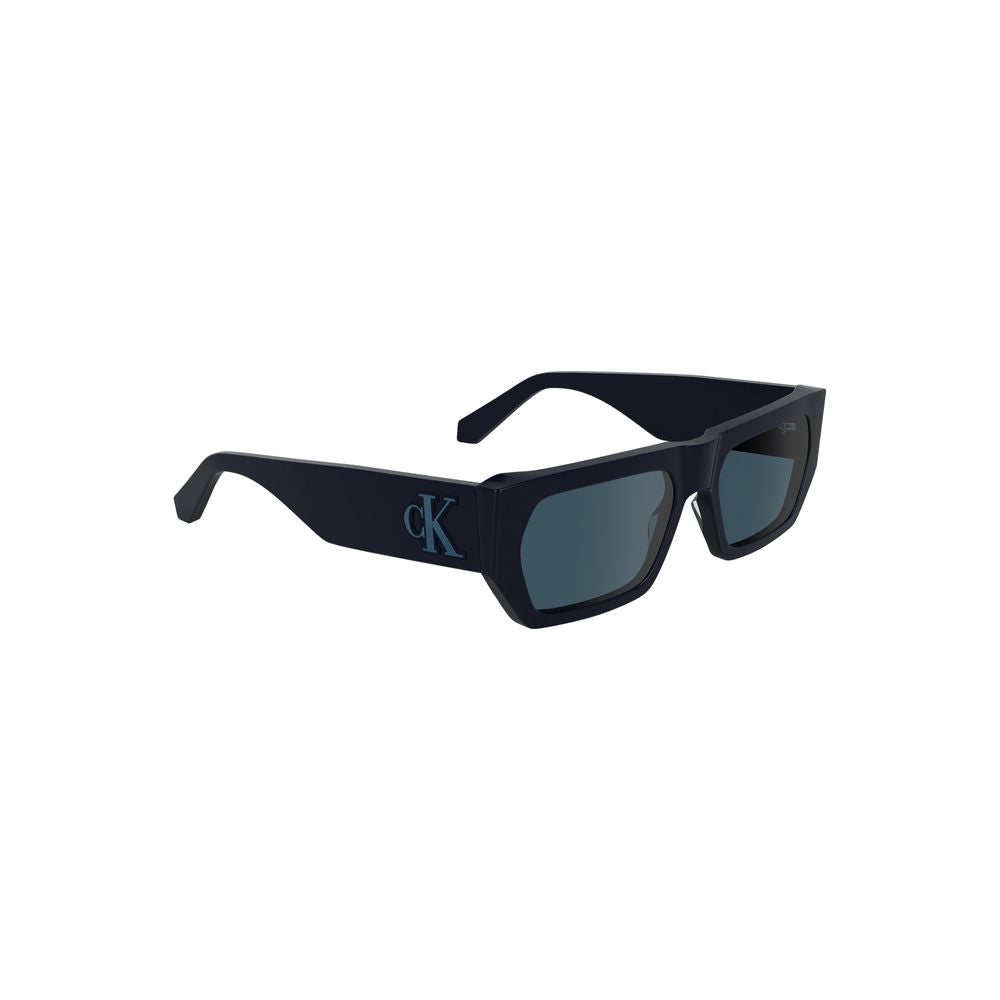 Calvin Klein Blue Acetate Women Sunglasses