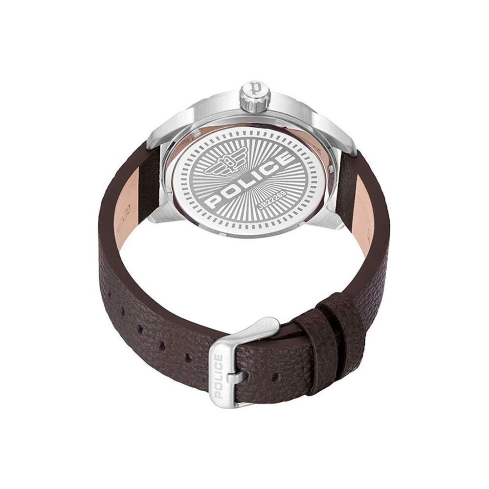 Police Brown Leather Watch