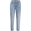 Calvin Klein Light Blue Cotton Jeans & Pant