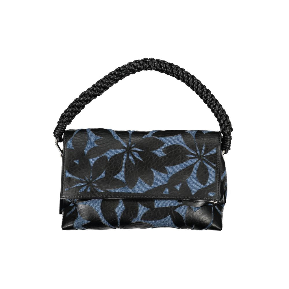 Bolso de mano Desigual negro de polietileno