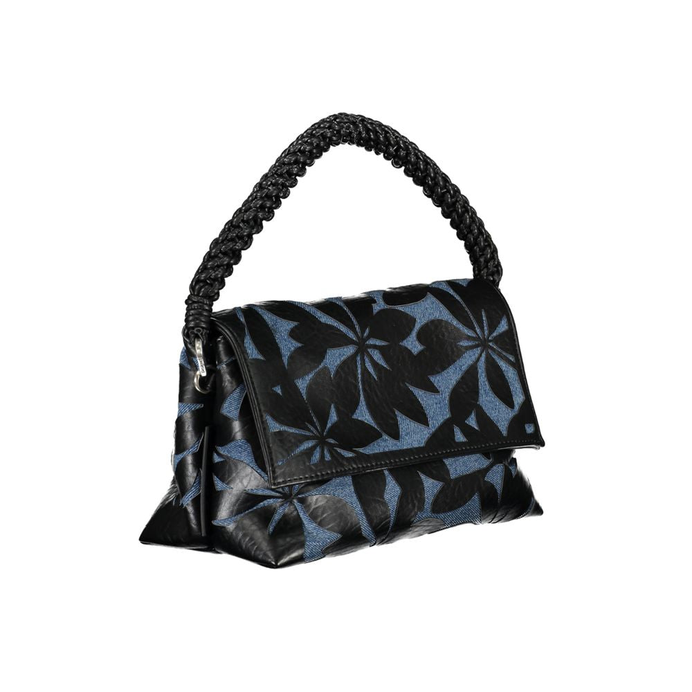 Bolso de mano Desigual negro de polietileno