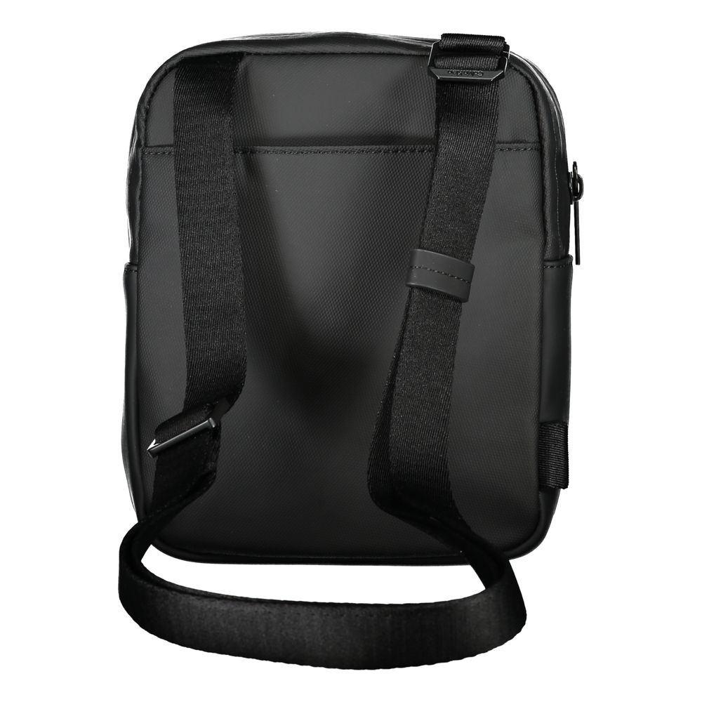 Bandolera Calvin Klein elegante negra de poliéster reciclado
