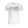 Cavalli Class White Cotton T-Shirt