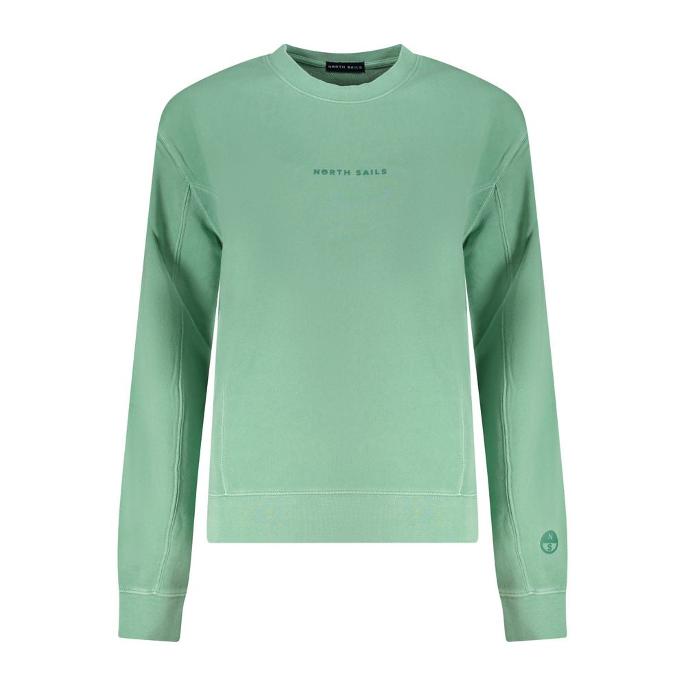 North Sails Green Cotton Women Sweater