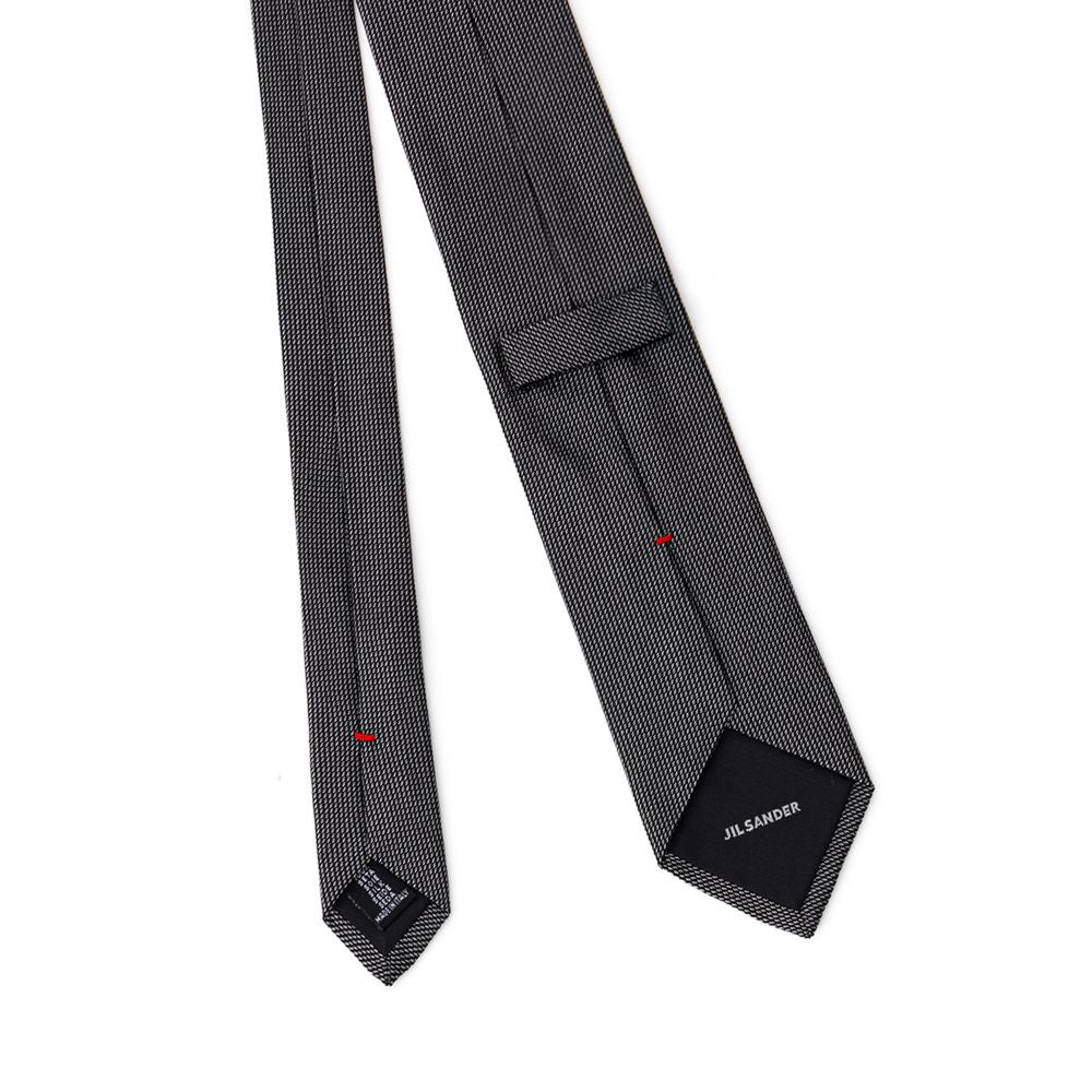 Jil Sander Gray Silk Ties & Bowty