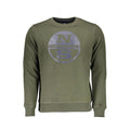 North Sails Green Cotton Men Sweater