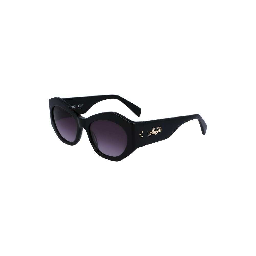 Liu Jo Black Haircalf Women Sunglass