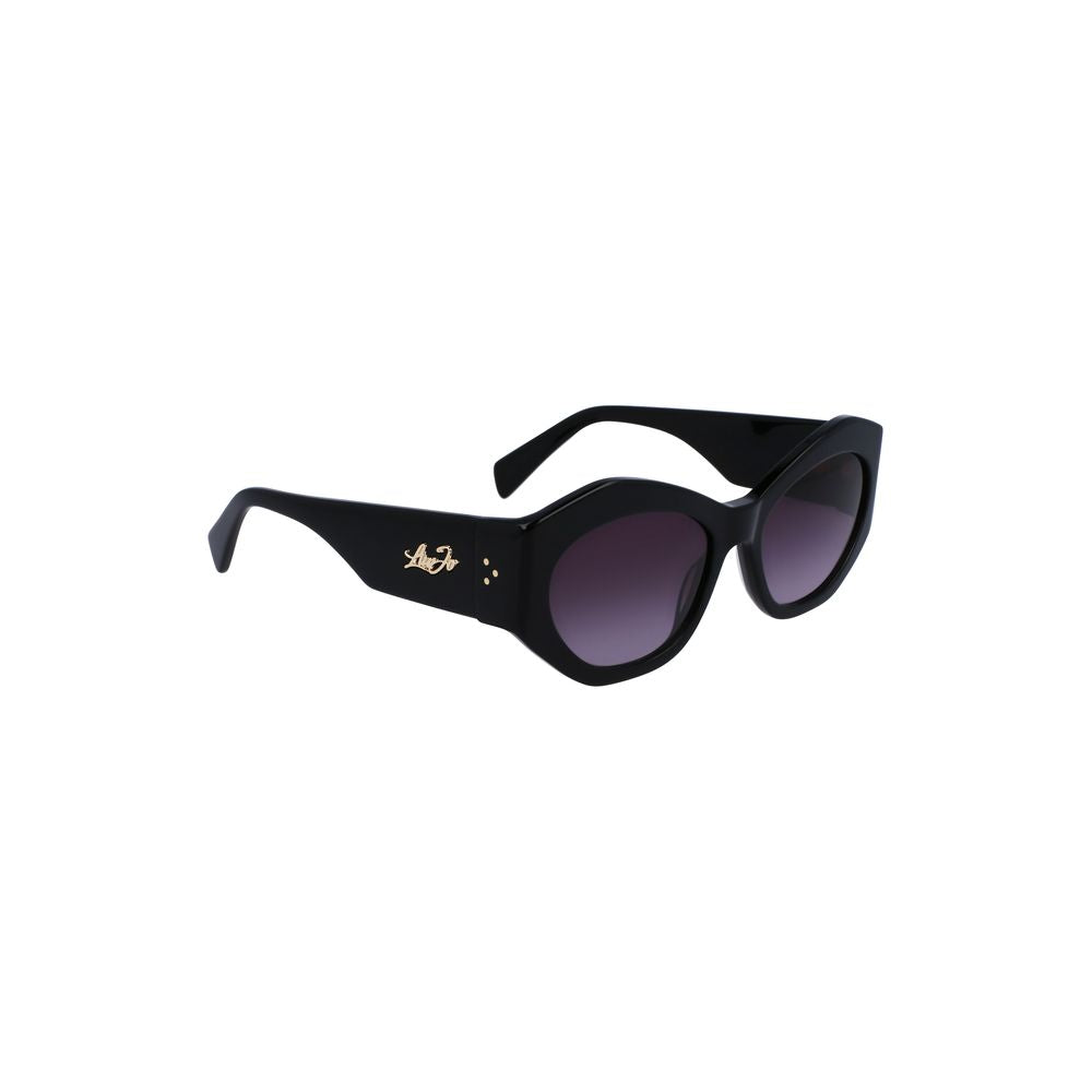 Liu Jo Black Haircalf Women Sunglass
