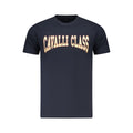 Cavalli Class Blue Cotton Men T-Shirt