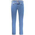 Tommy Hilfiger Blue Cotton Men Slim Tapered Jean