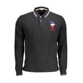 U.S. POLO ASSN. Black Cotton Men Polo Shirt