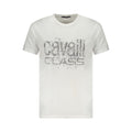 Cavalli Class White Cotton Men T-Shirt