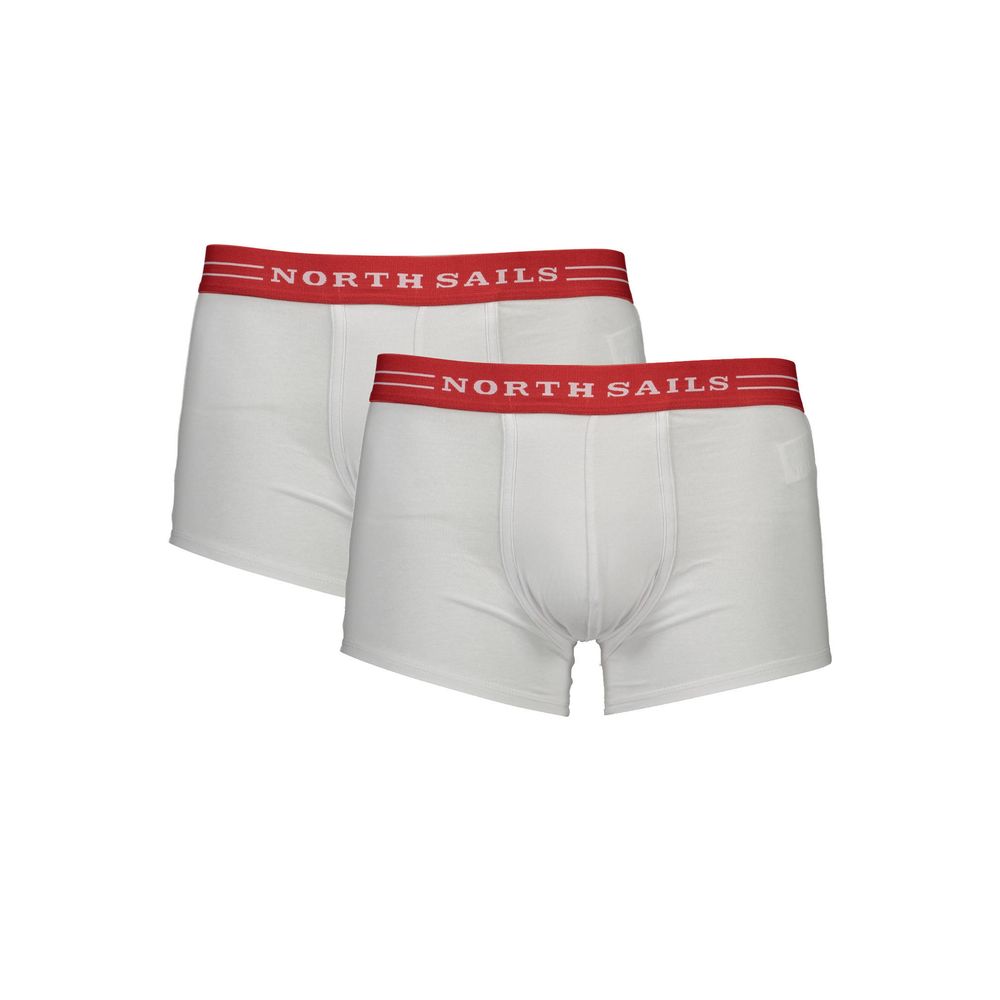 North Sails White Cotton Men Boxer