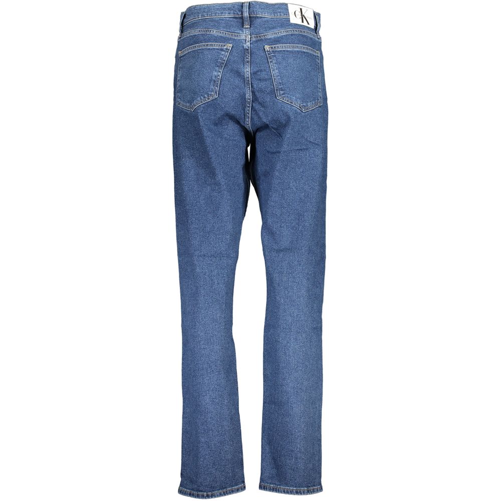 Calvin Klein Blue Cotton Jeans & Pant