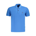 Napapijri Blue Cotton Men Polo Shirt