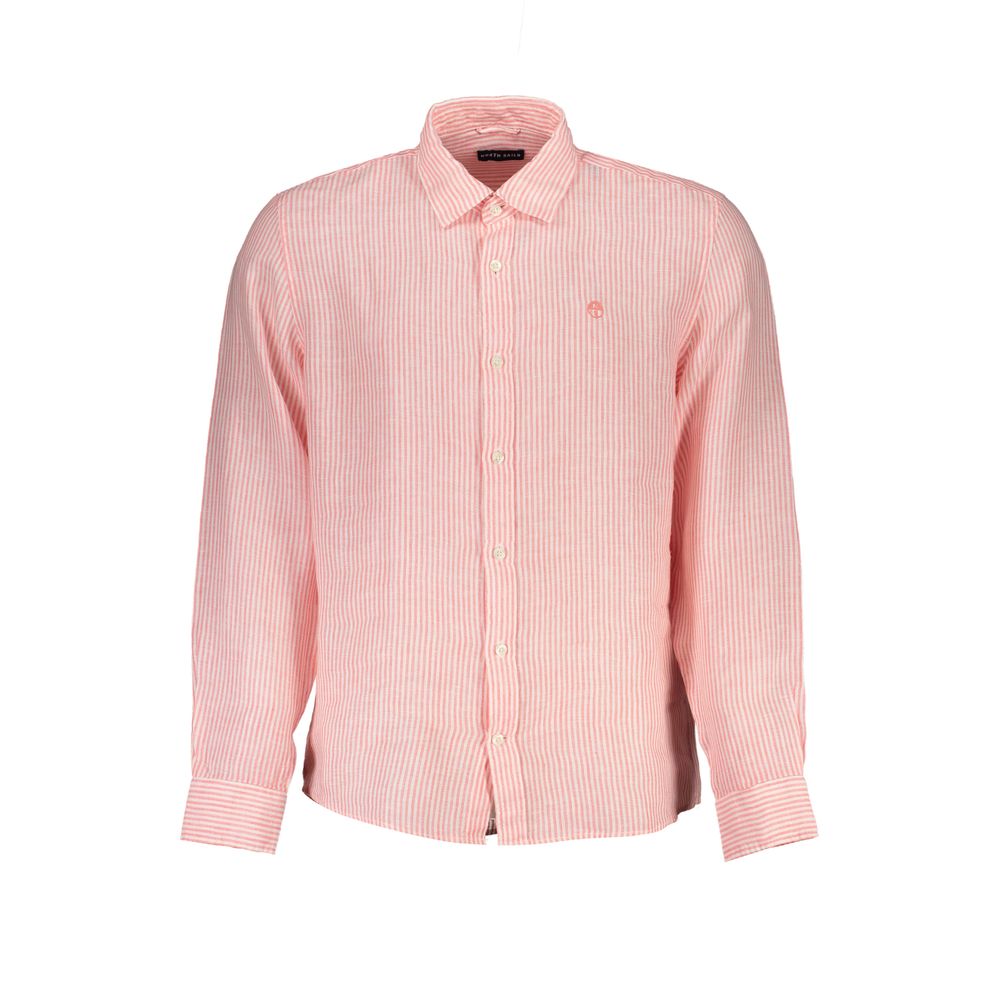 Camisa de lino rosa North Sails