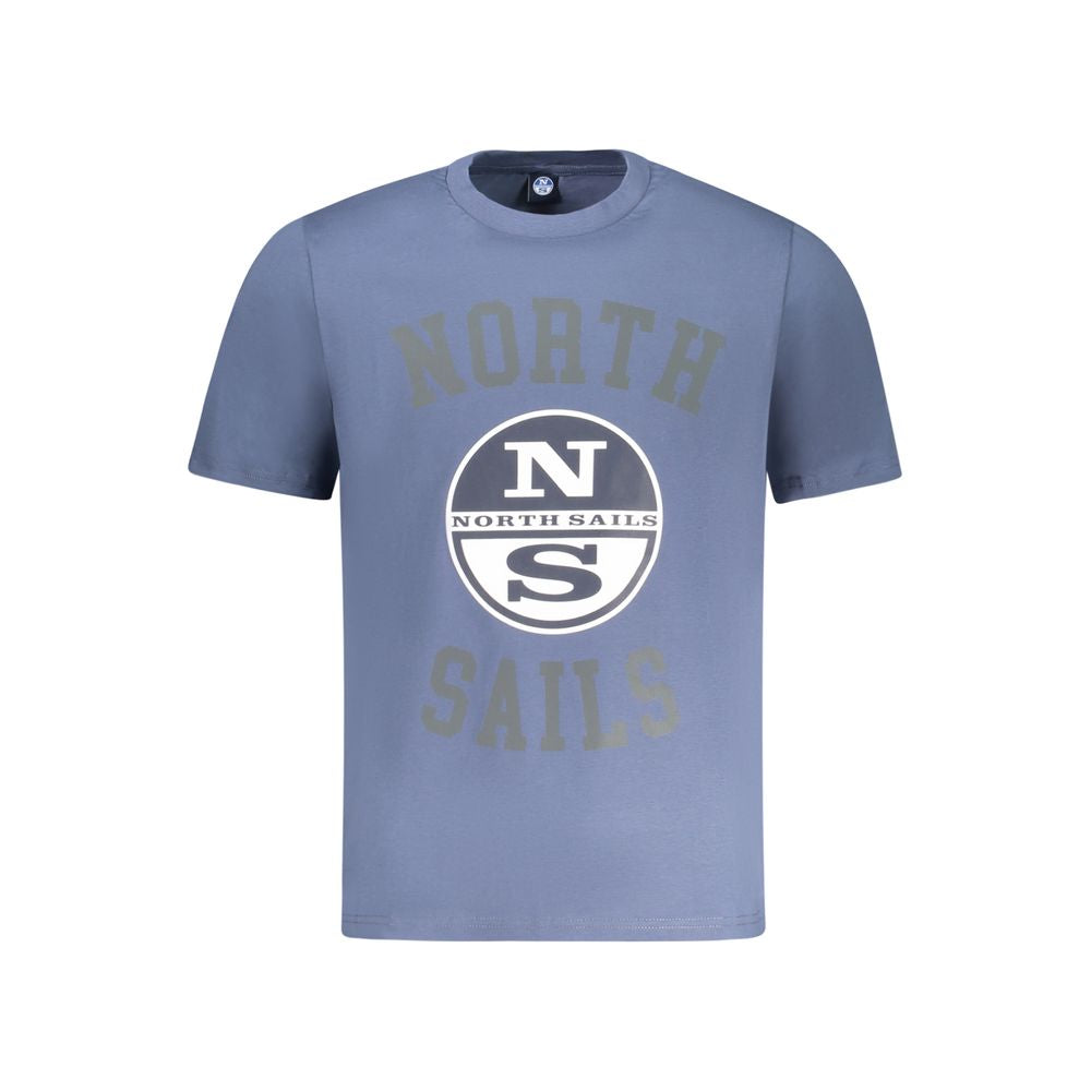 Camiseta de algodón azul para hombre North Sails