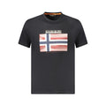 Napapijri Black Cotton Men T-Shirt