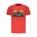 Cavalli Class Red Cotton Men T-Shirt