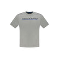 North Sails Gray Cotton Men T-Shirt
