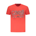 Cavalli Class Red Cotton Men T-Shirt