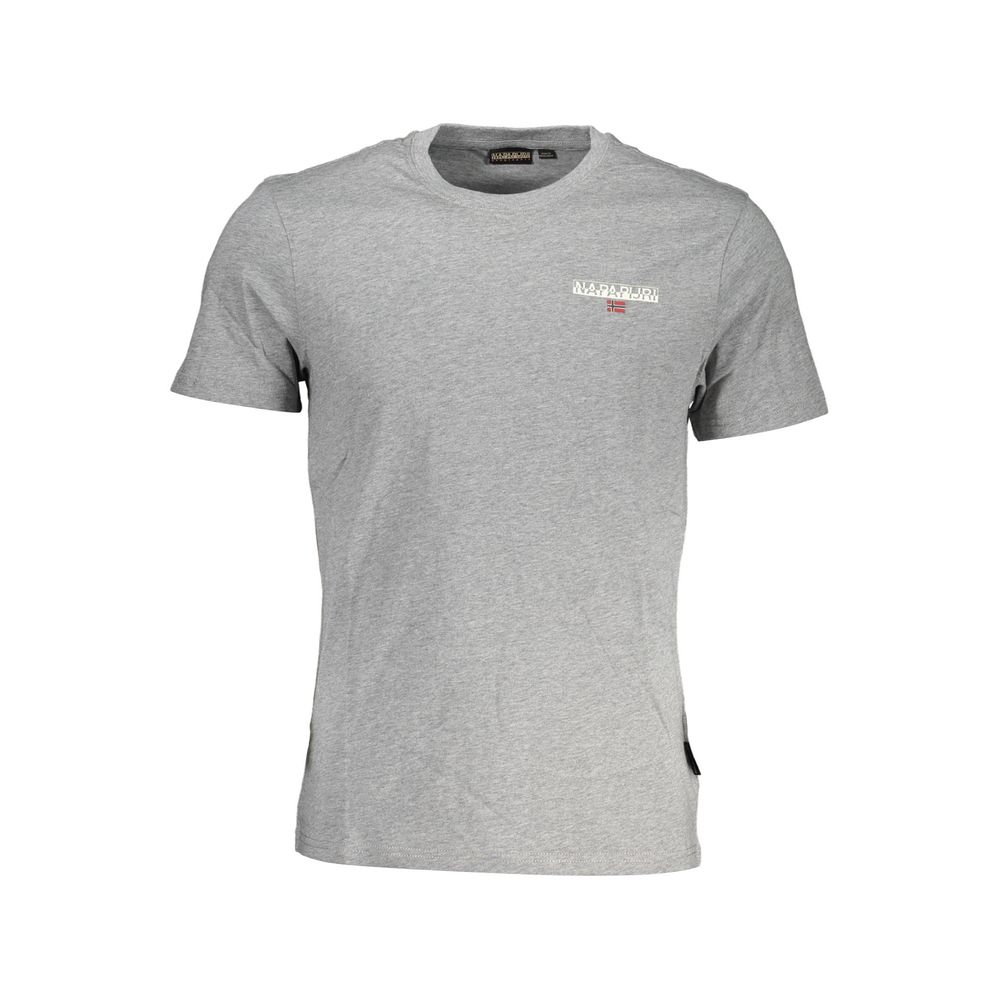 Napapijri Brown Cotton Men T-Shirt