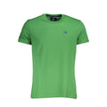 La Martina Green Cotton Men T-Shirt