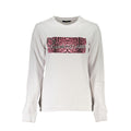 Cavalli Class White Cotton Sweater