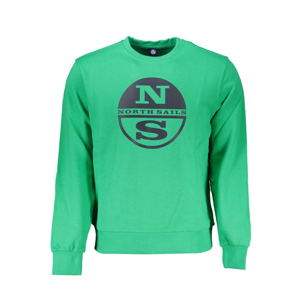 Suéter de algodón verde North Sails