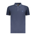 Timberland Blue Cotton Men Polo Shirt