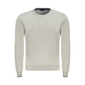 North Sails Gray Cotton Men Sweater