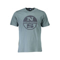 North Sails Green Cotton Men T-Shirt