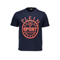 Camiseta de hombre Plein Sport de algodón azul