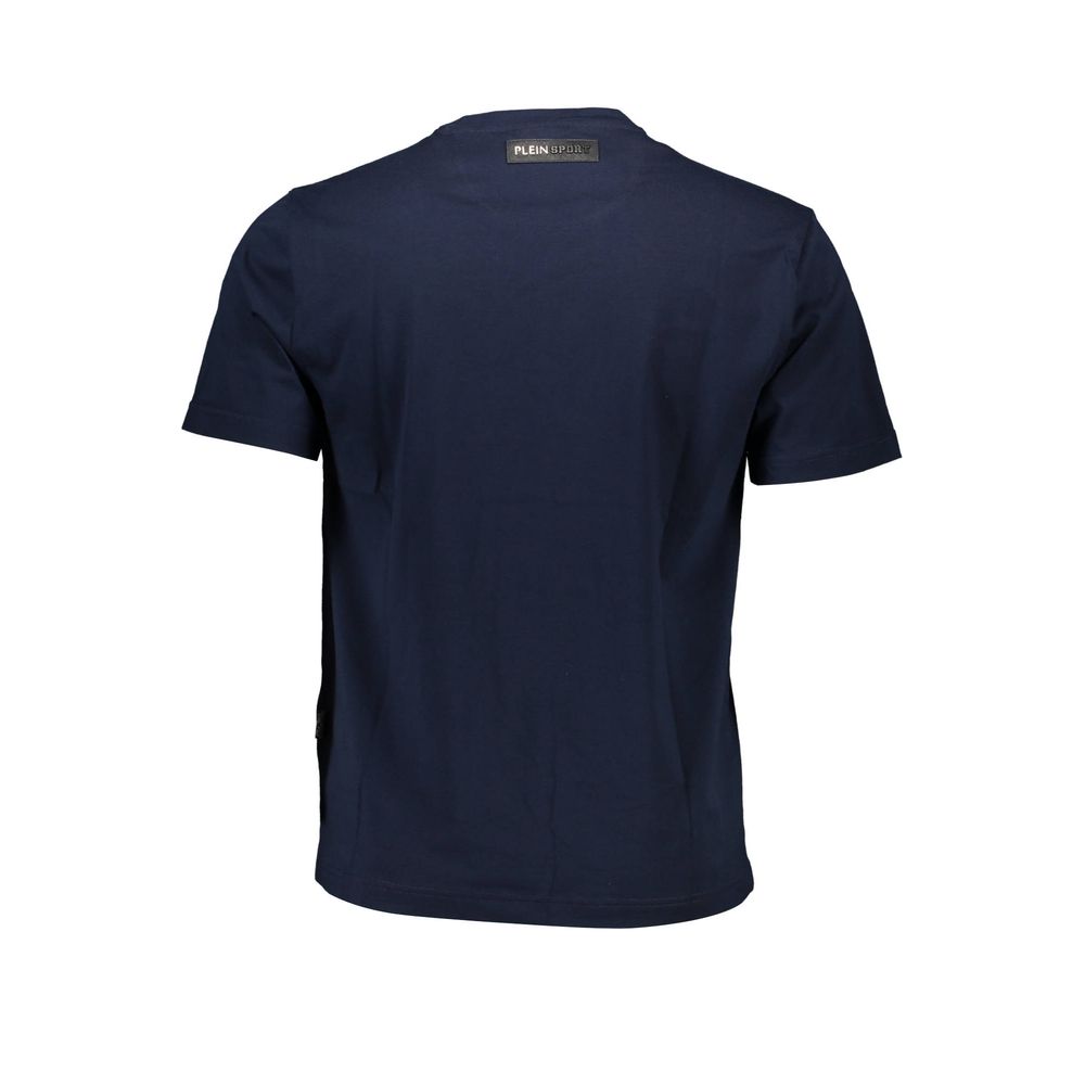 Camiseta de hombre Plein Sport de algodón azul