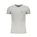 Aeronautica Militare Gray Cotton T-Shirt