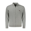 Norway 1963 Gray Polyamide Mens Cardigan