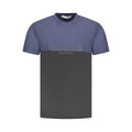 Trussardi Blue Cotton Men T-Shirt