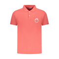 Trussardi Pink Cotton Men Polo Shirt