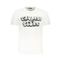 Cavalli Class White Cotton Men T-Shirt
