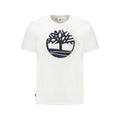 Timberland White Cotton Men T-Shirt