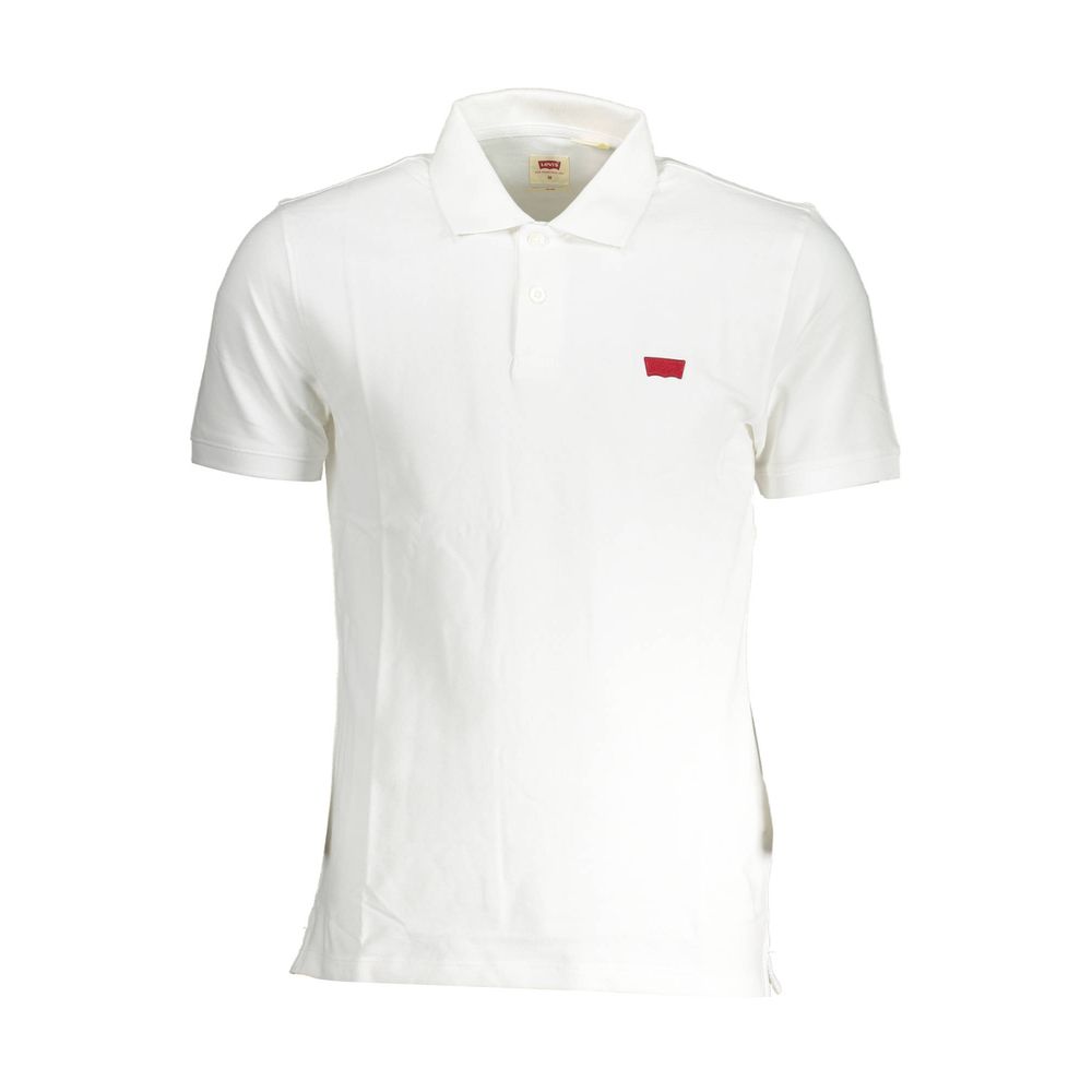 Polo Levi's blanco de algodón para hombre
