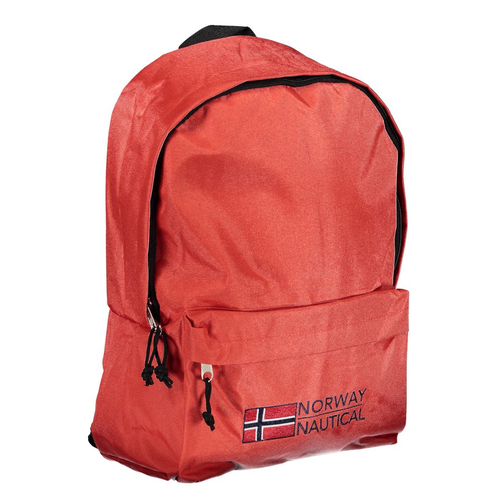 Norway 1963 Red Polyester Men Backpack
