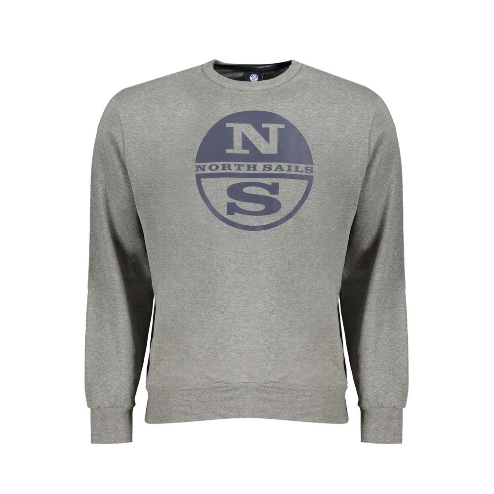 Suéter de algodón gris North Sails