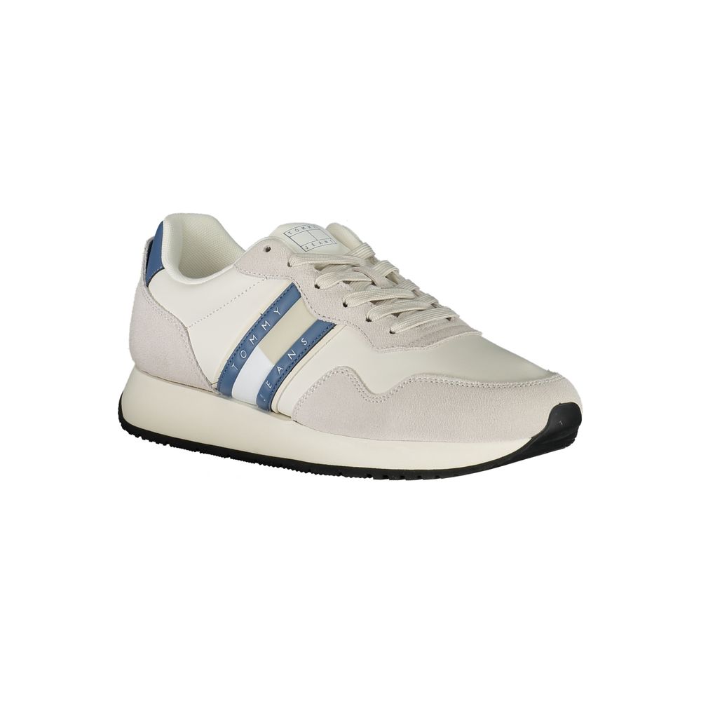 Tommy Hilfiger White Polyester Sneaker