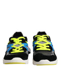 Dolce & Gabbana Multicolor Lace Up Low Top Men Sneakers Shoes