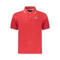 North Sails Red Cotton Men Polo Shirt